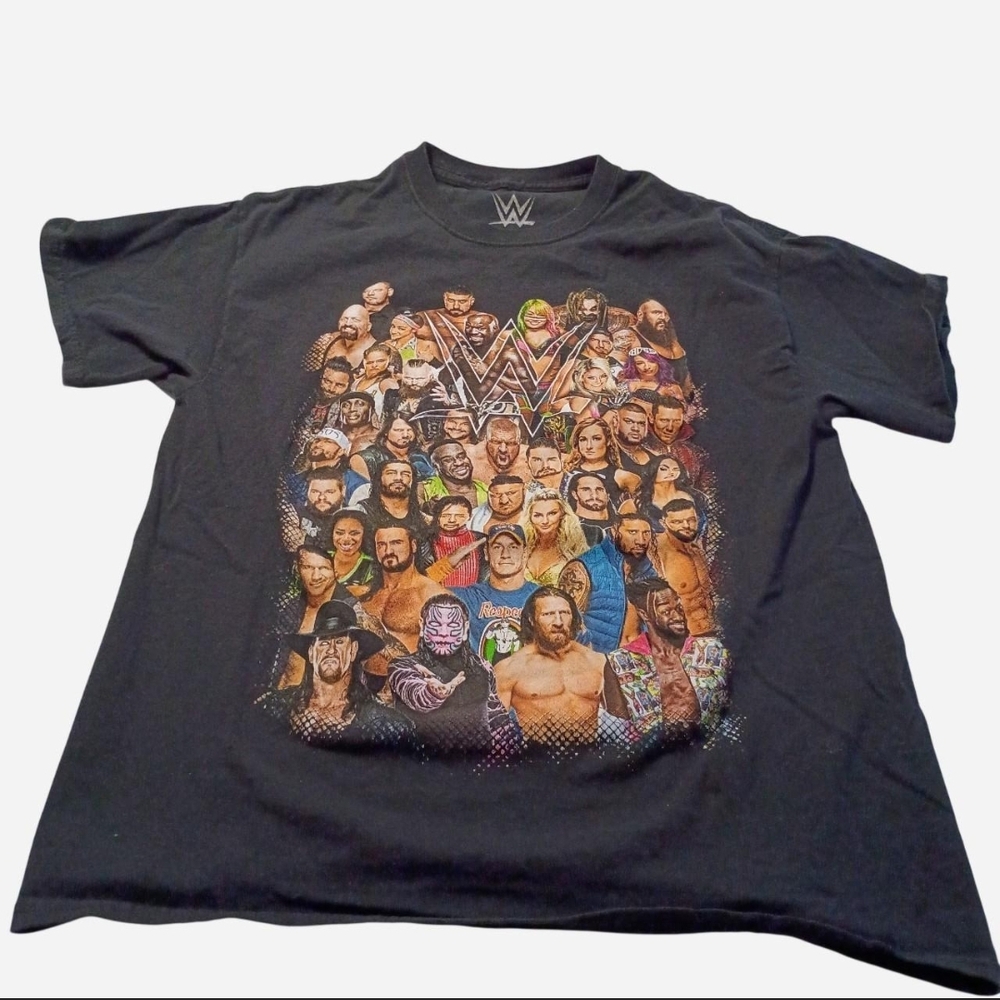 WWE Black Graphic T-Shirt for Men
